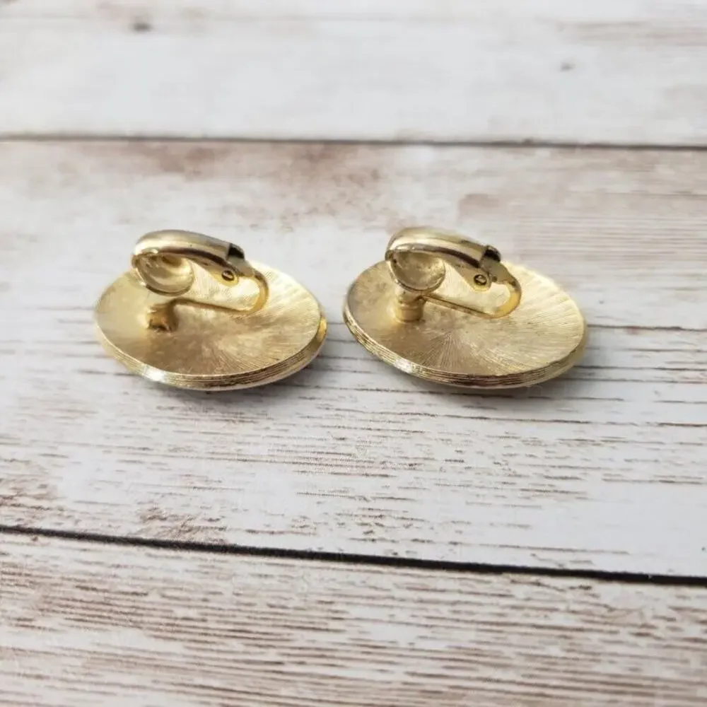 Vintage clip earrings